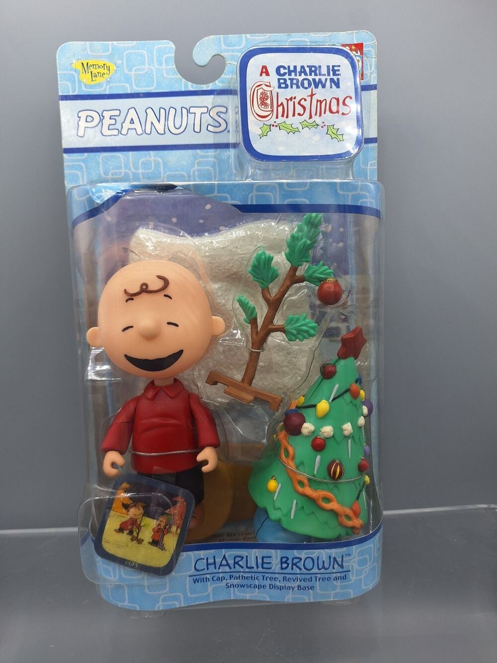 Memory Lane~A Charlie Brown Christmas~w/ Pathetic & Revived Tree Snowscape Base